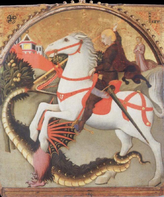 SANO di Pietro St.George and the Dragon china oil painting image